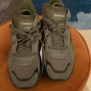 Cardi B Reebok army green